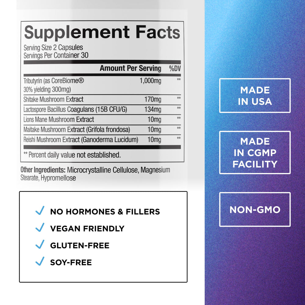 DR. EMIL NUTRITION Total Gut Health Complex capsules close up for easy daily use