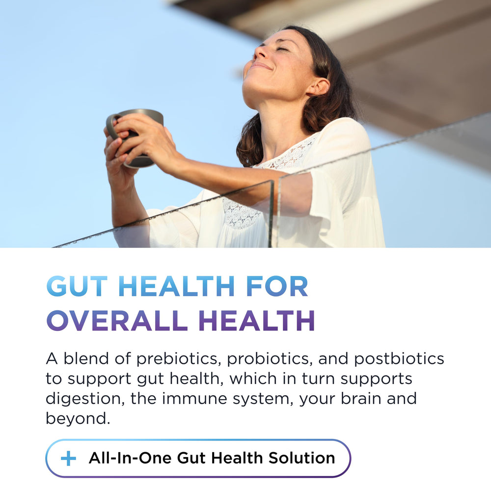 DR. EMIL NUTRITION Total Gut Health Complex mushroom blend supports prebiotic activity