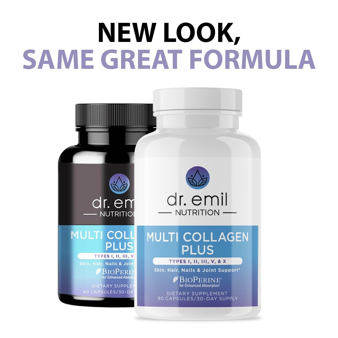 DR. EMIL NUTRITION Multi Collagen bottle fits into a simple daily wellness routine.