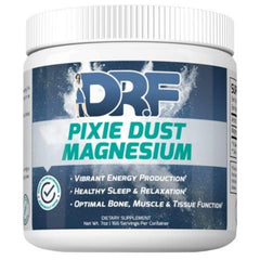 DR.F Pixie Dust magnesium powder pour for easy mixing and relaxed evenings.