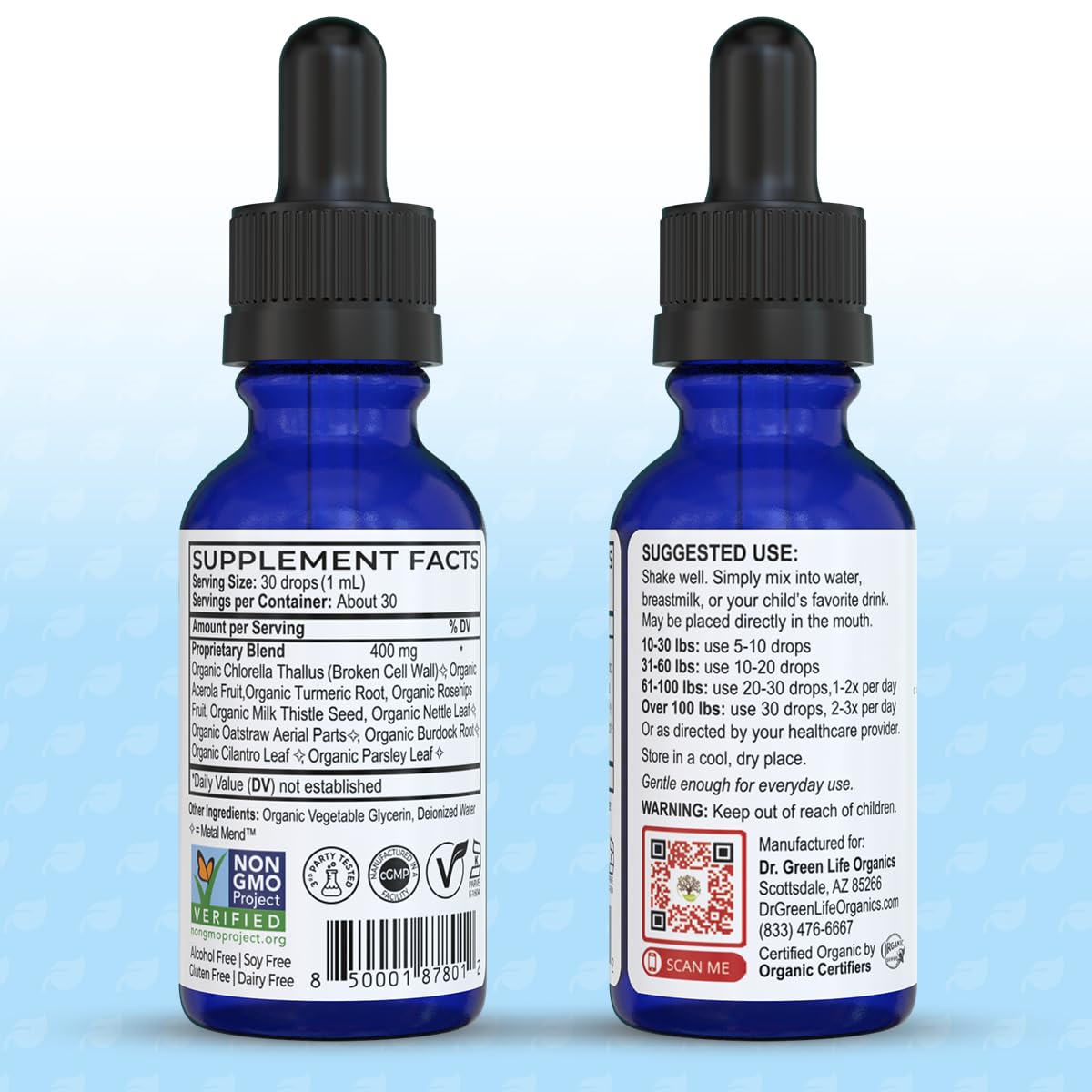 Dr. Green Mom dairy-free, nut-free, gluten-free formulation