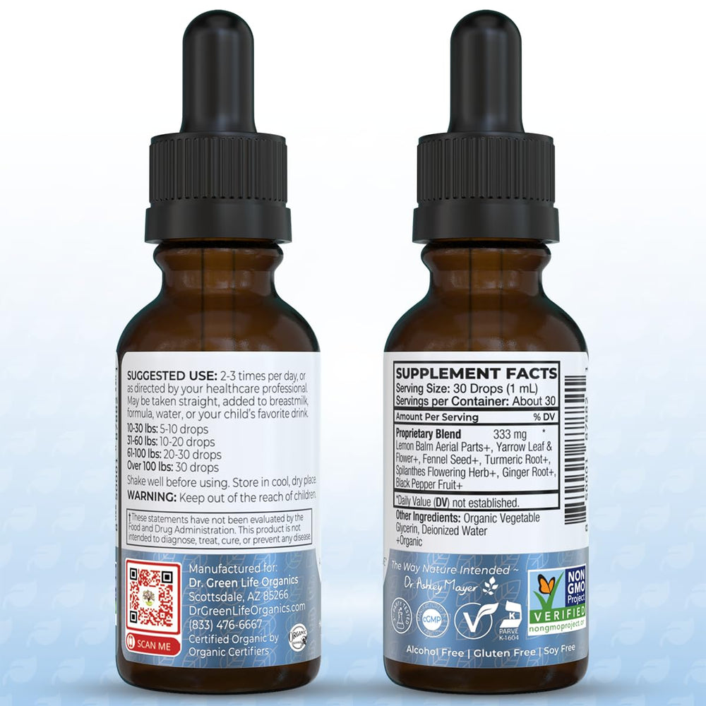 Dr. Green Mom Nature Profen Kids weight-based dosing for safe administration