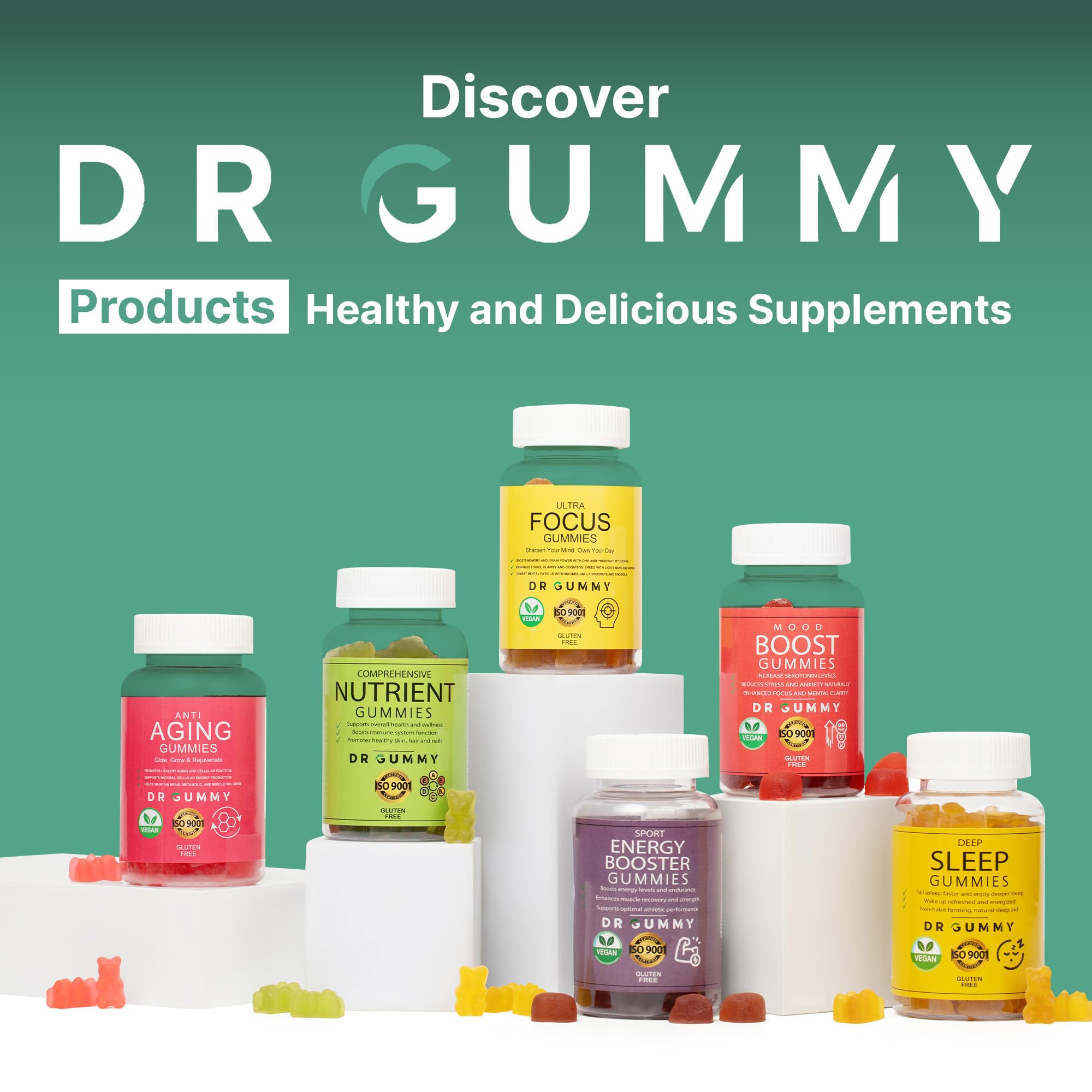 DR GUMMY NR gummies on-the-go pack ideal for busy days