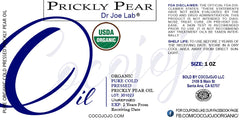 Dr Joe Lab Prickly Pear Seed Oil USDA label signals organic cert and trust.
