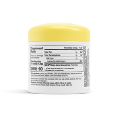 Glass with Dr. Kellyann Lemon Sips and lemon wedge for refreshing hydration.