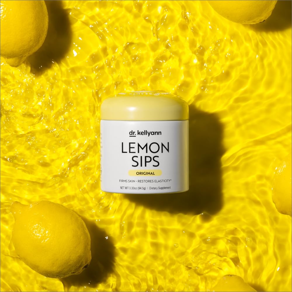 Non-GMO label on Dr. Kellyann Lemon Sips bottle emphasizing clean ingredients.