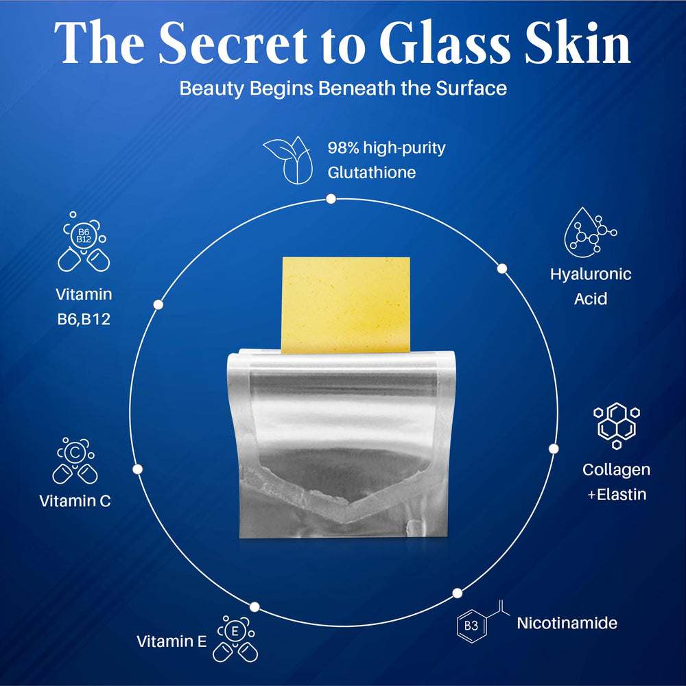 Dr. Lean Super Glutathione Max fast-melt film enables on-the-go use.