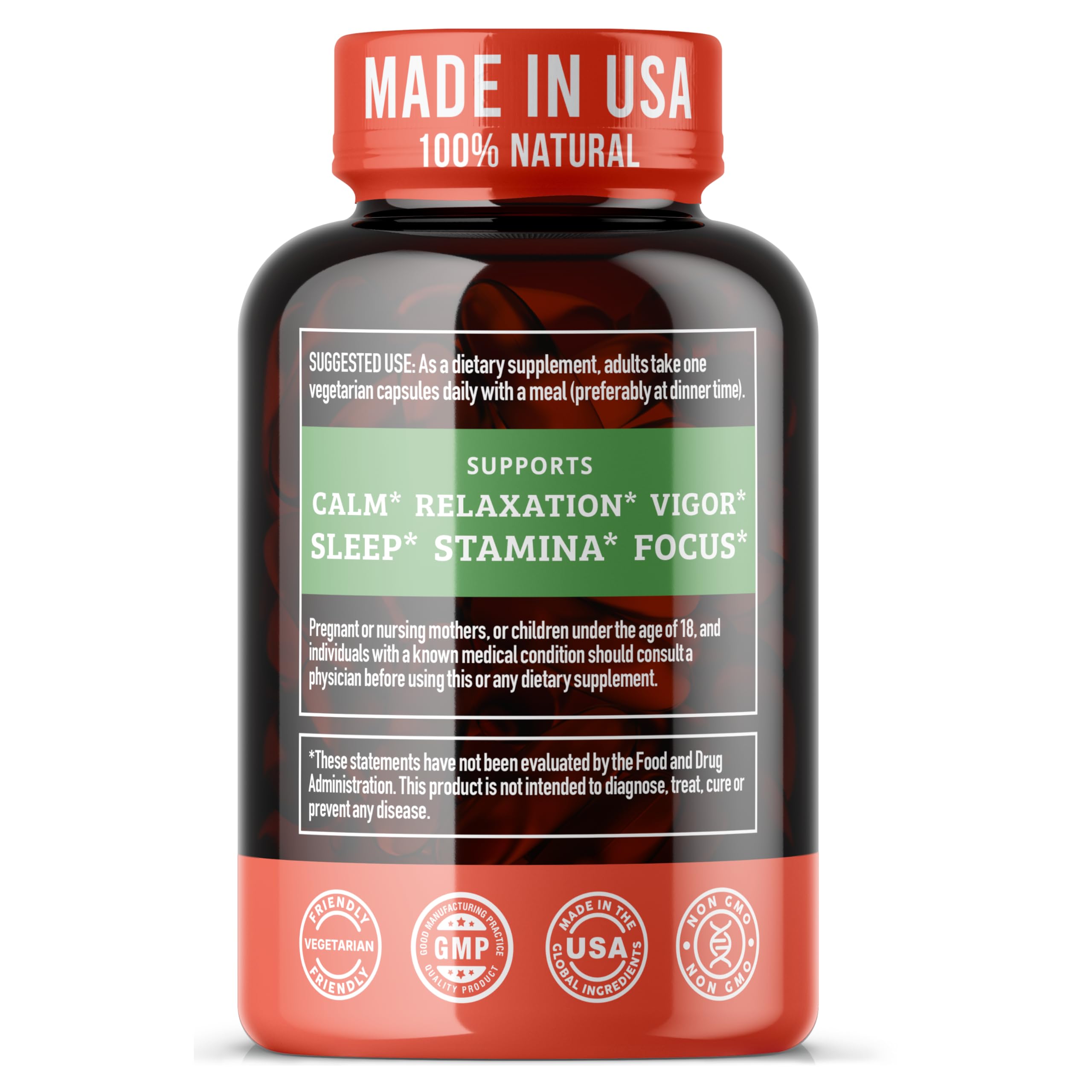 Dr. Matthew Ashwagandha bottle open pour demonstrates easy dosing routine