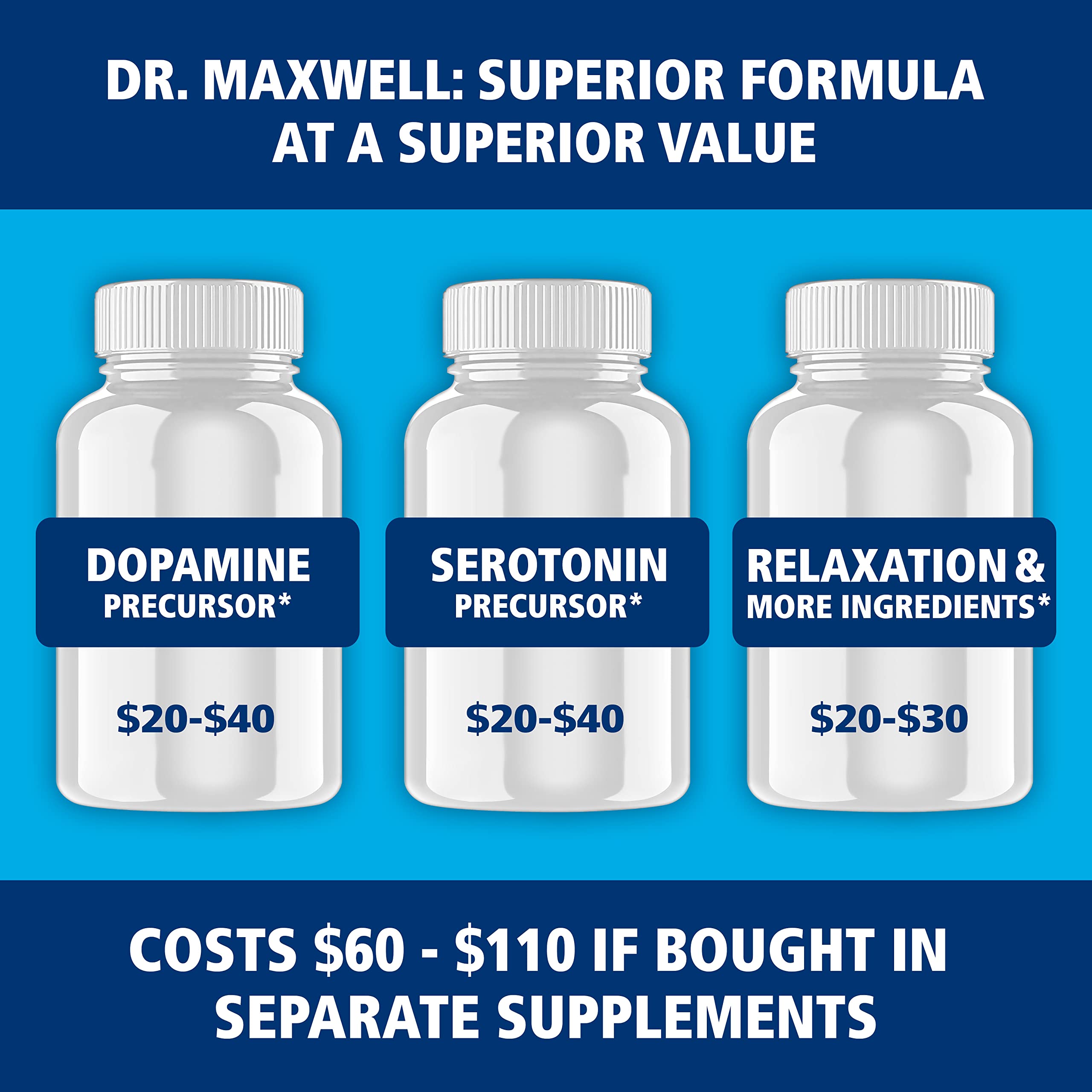 Mood-support visuals imply calm energy from magnesium and vitamin D3.