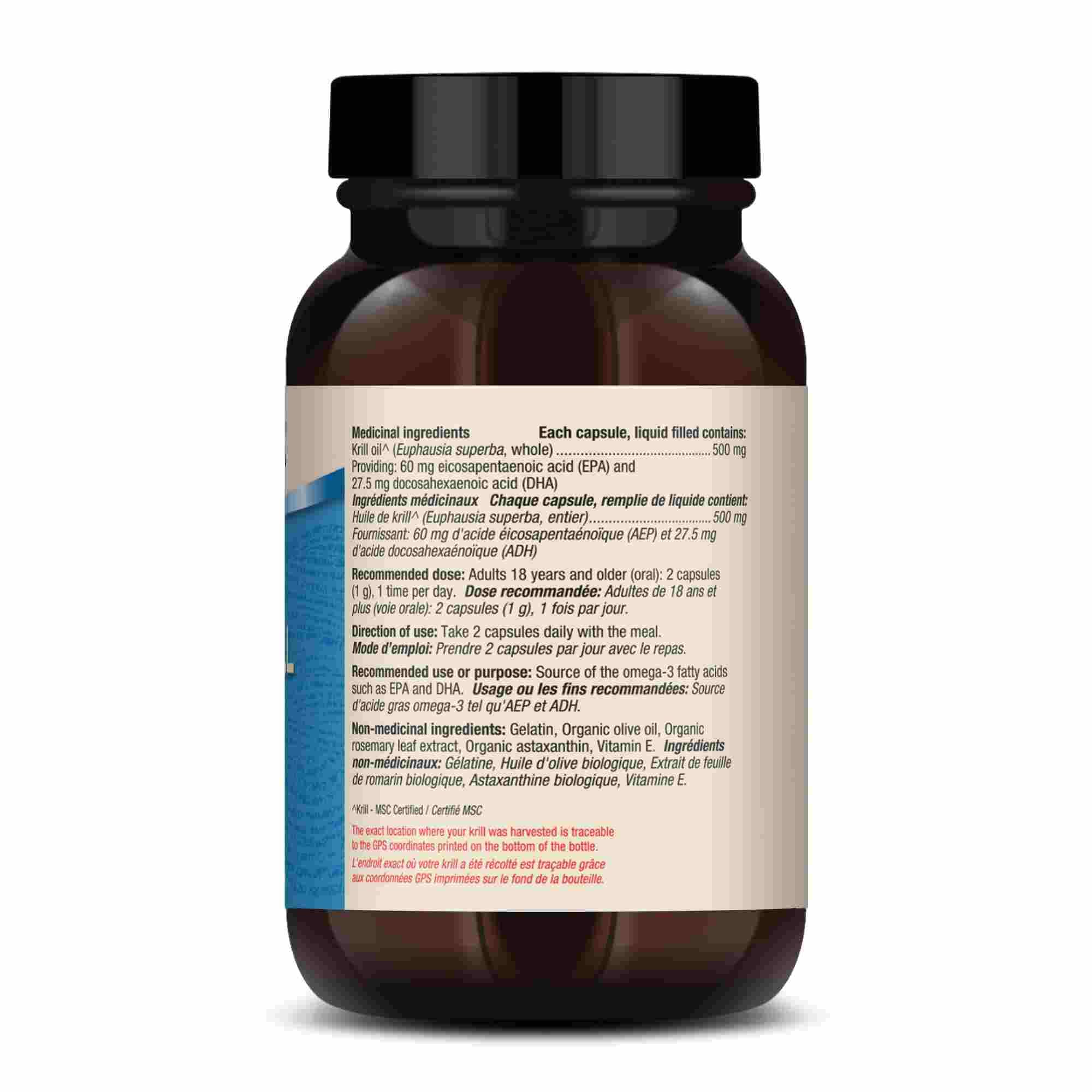 Dr. Mercola Antarctic Krill Oil capsules for daily omega-3 intake