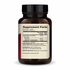 Dr. Mercola Blood Pressure Support capsules close-up illustrating convenient daily use.