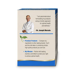 Dr Mercola Complete Probiotics Kids sachet label highlights prebiotic FOS