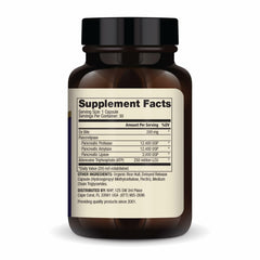 Dr Mercola delayed-release capsules close-up for targeted digestion support.