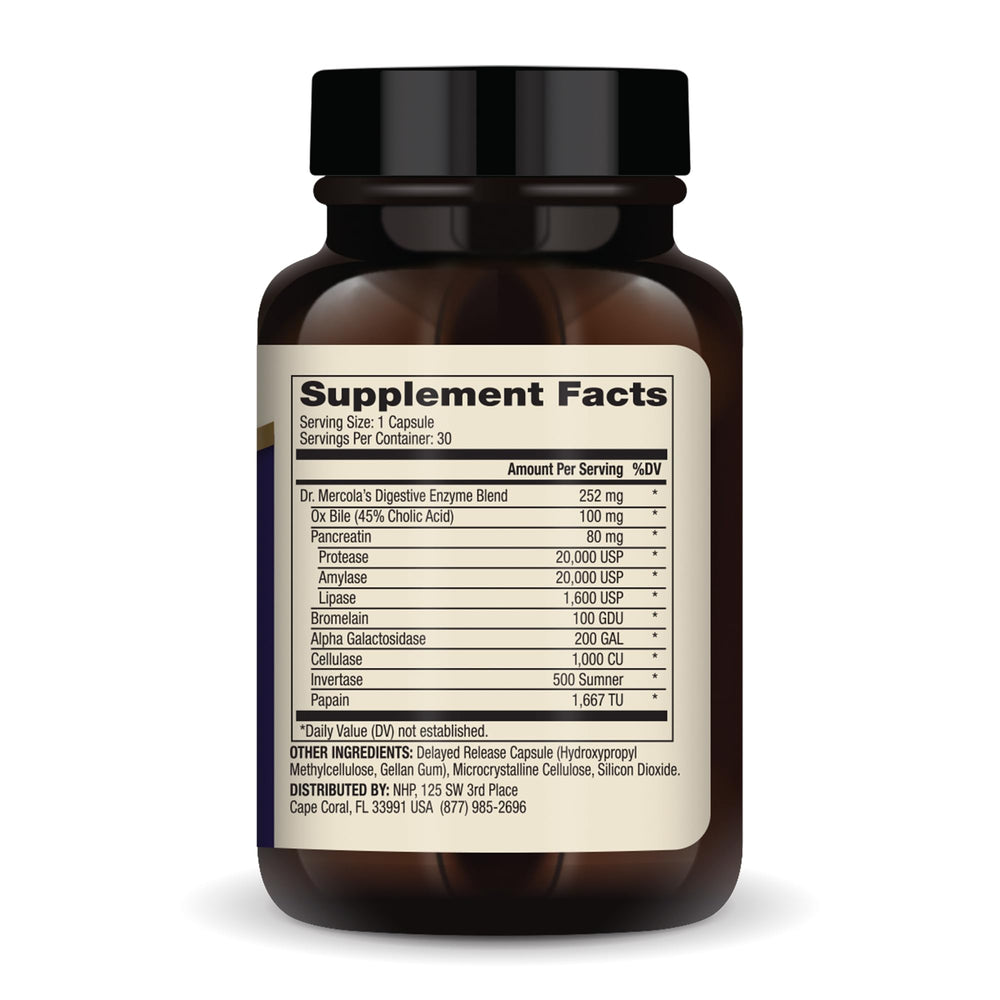 Dr. Mercola Digestive Enzymes chewables for kids, tasty daily support