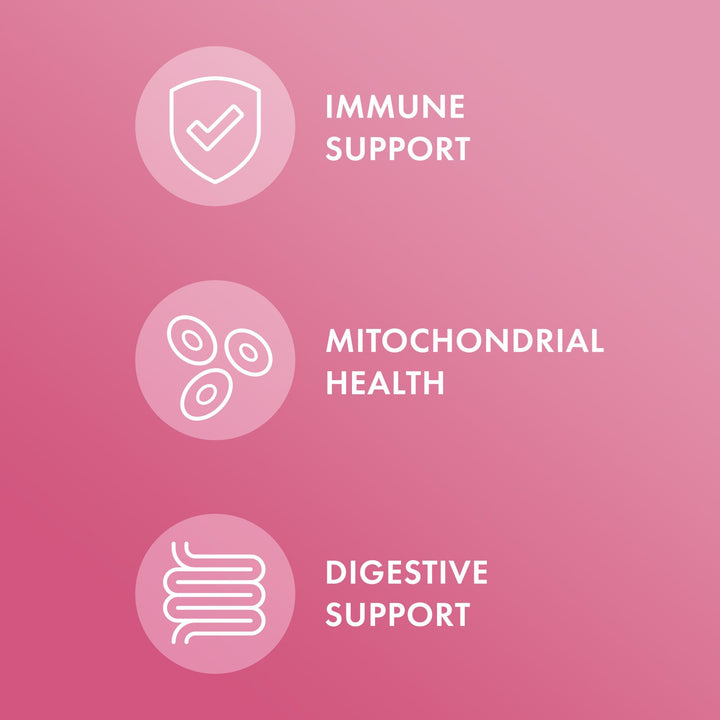 Dr. Mercola Women capsules close-up highlighting plant-based enzymes for digestion.