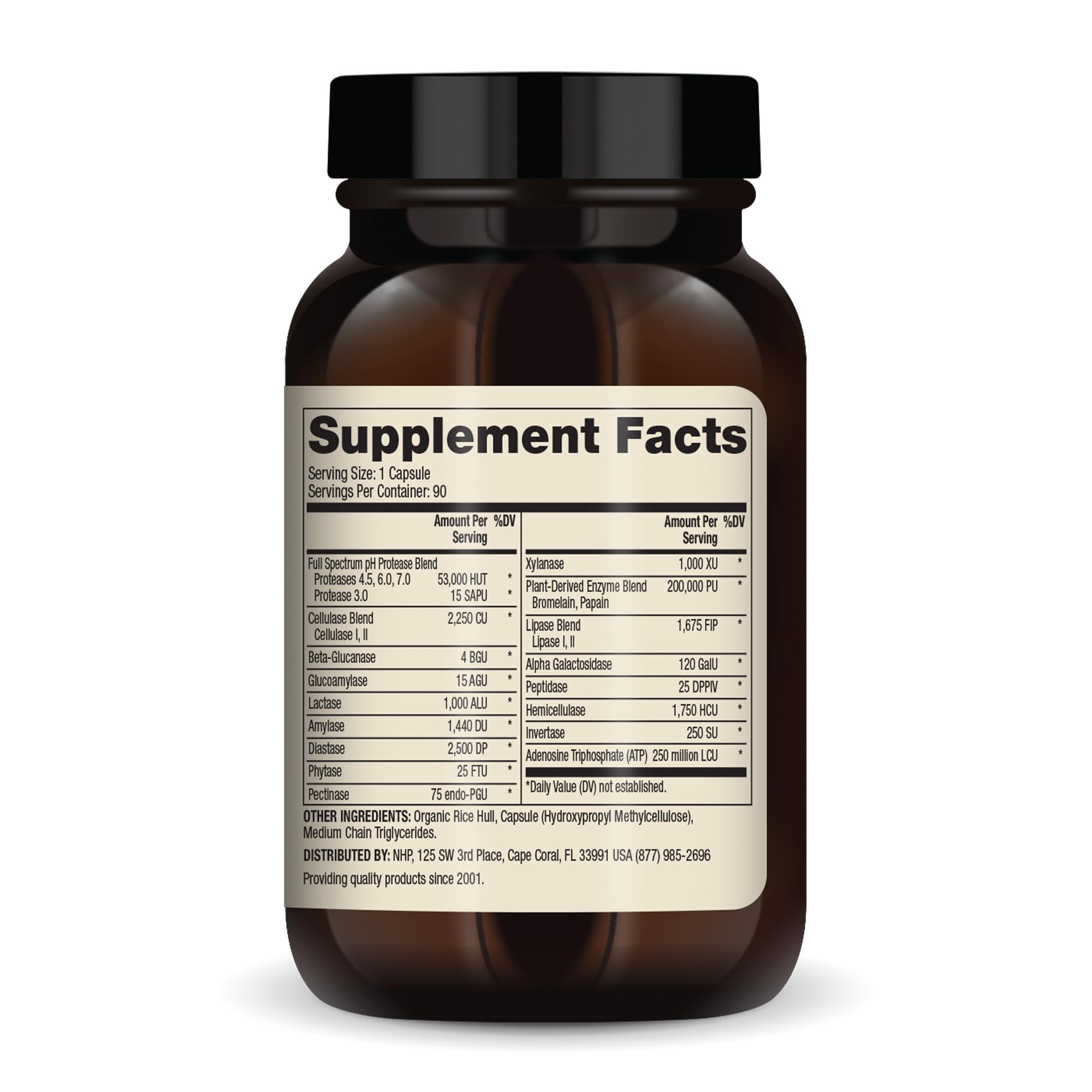 Dr. Mercola Full Spectrum Enzymes for Women label details showing ingredients and benefits.