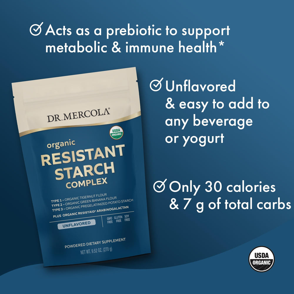 Dr. Mercola Gluten-free Soy-free Label signals allergen-friendly formulation.