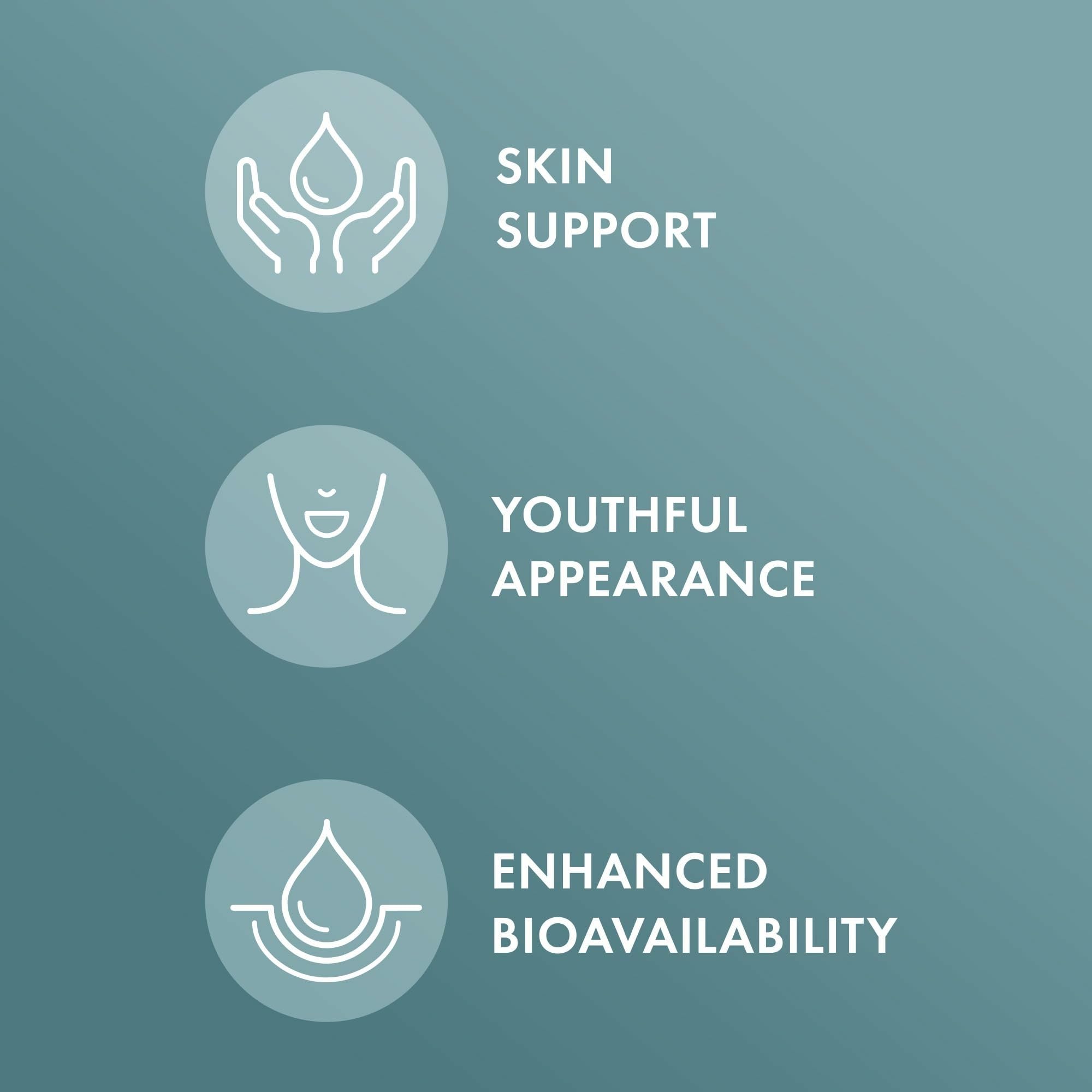 Dr. Mercola Hair, Skin and Nails label reveals non-GMO, gluten-free and soy-free attributes.