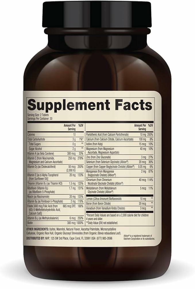 Close-up of Dr. Mercola chewable tablets highlighting kid-friendly texture and taste.