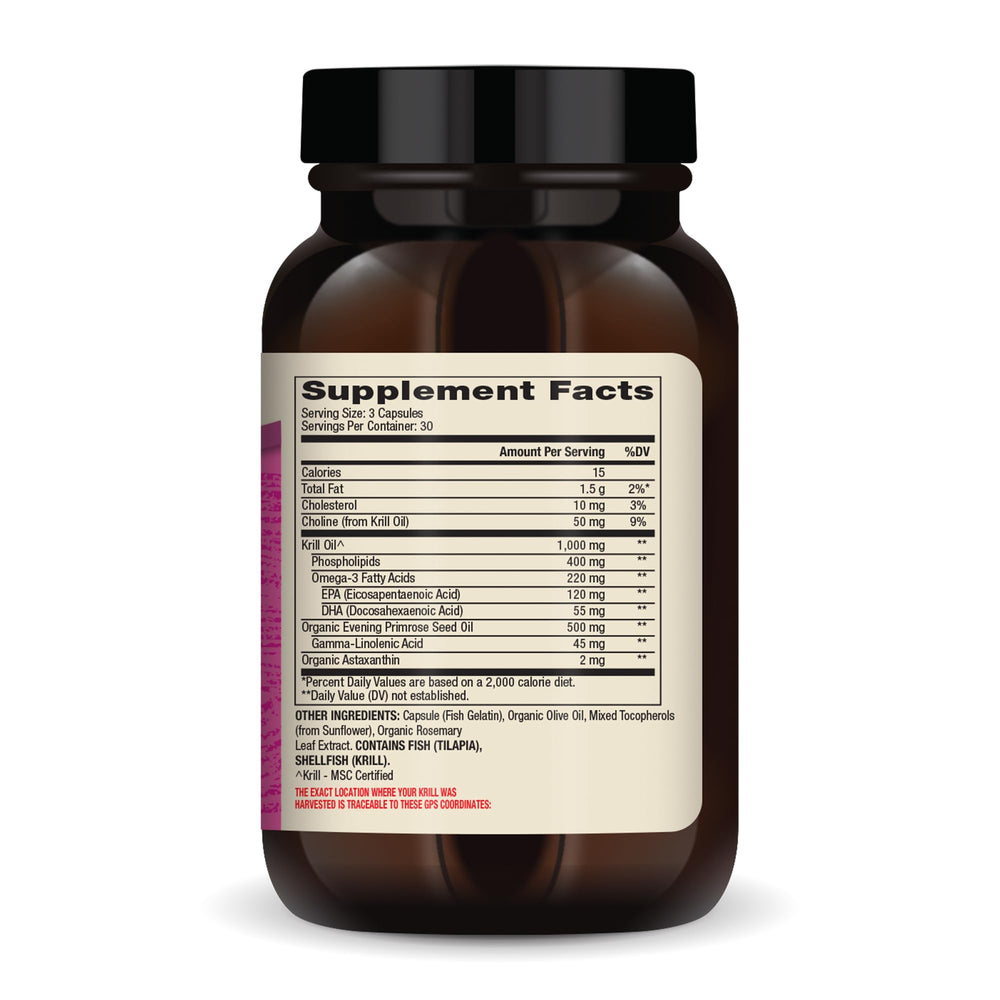 Dr. Mercola Krill Oil for Women capsules ready for your morning routine.