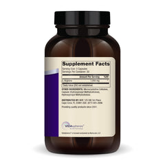Dr. Mercola L-Arginine Advanced capsules inside bottle for daily energy support