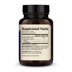 Dr. Mercola Lumbrokinase Enzymes non-GMO badge image
