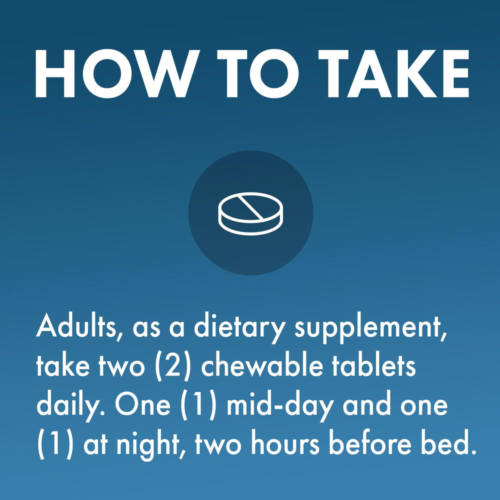 Serving suggestion image showing on-the-go consumption of Dr. Mercola Magnesium Chewable Advanced.