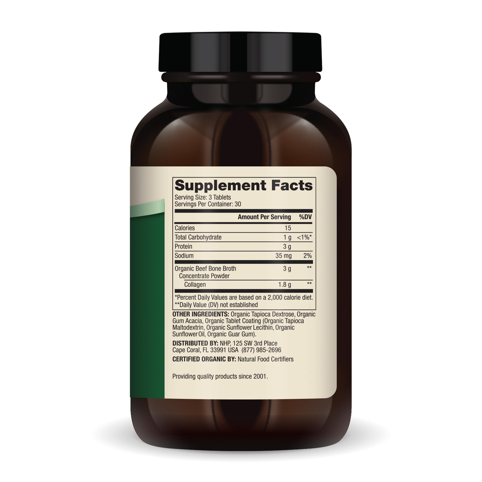 Dr Mercola packaging front showing USDA Organic and Non-GMO certifications