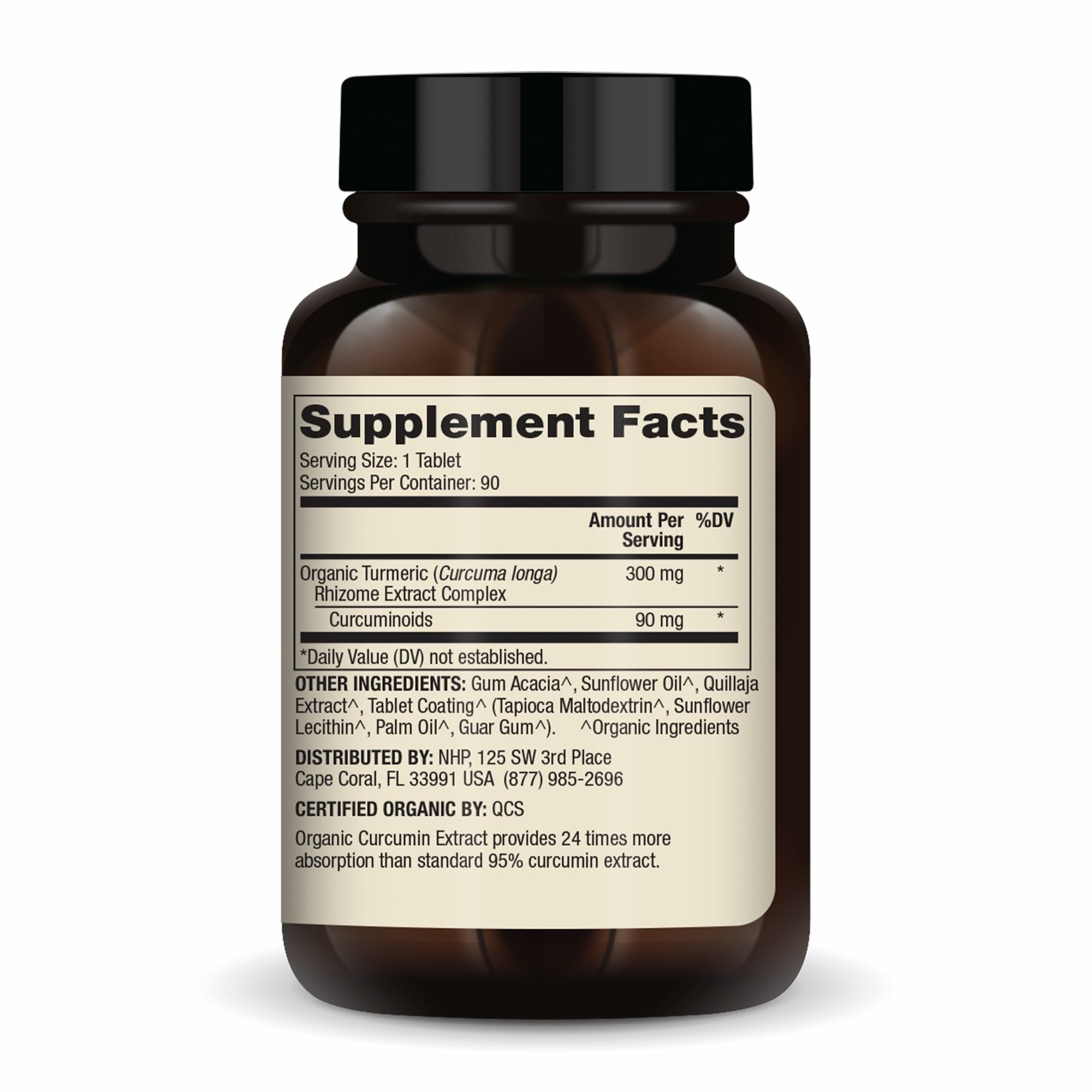 Dr. Mercola Organic Curcumin tablets close-up for daily wellness.