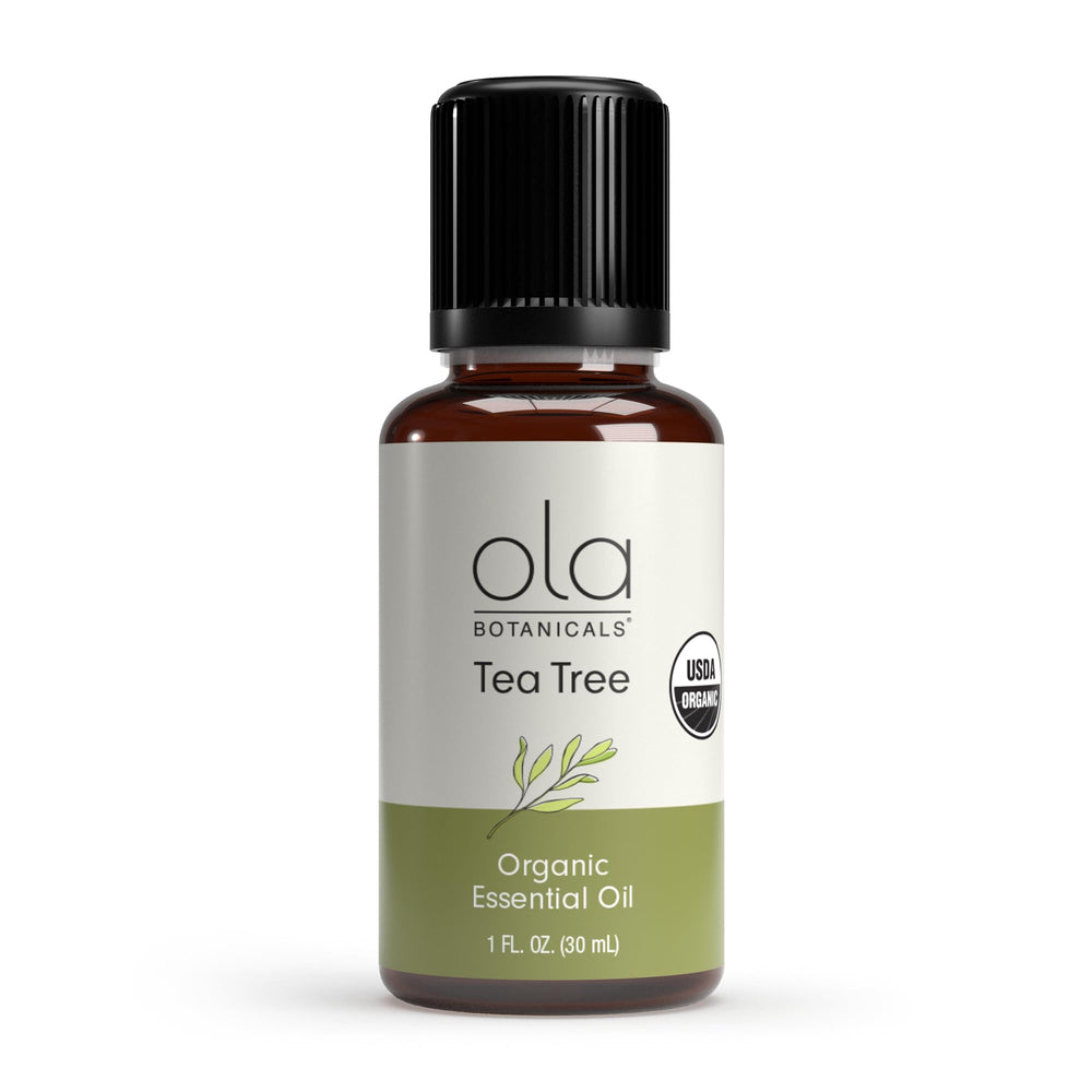 Dr. Mercola Organic Tea Tree Oil 1oz bottle for diffusion and dilution.