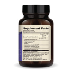 Capsules close-up highlighting the 25B CFU prenatal probiotic