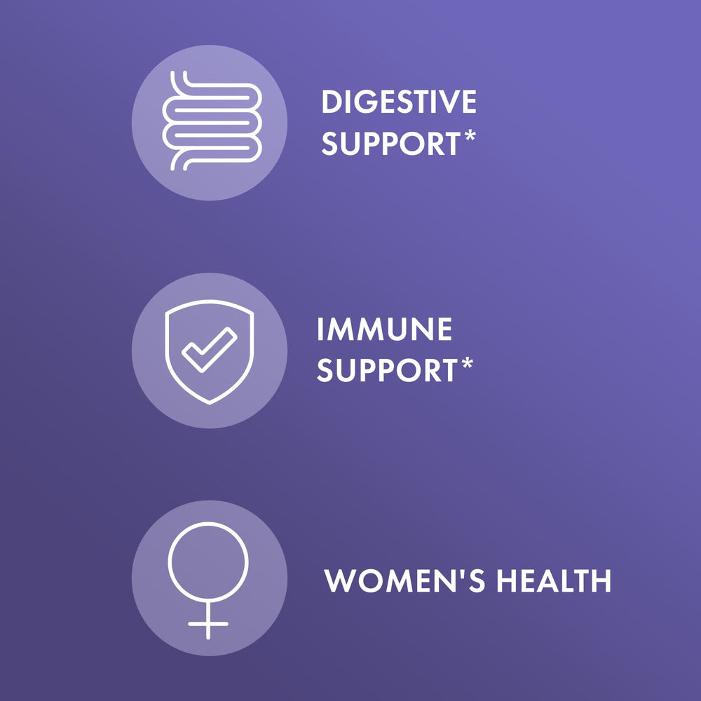 Front label featuring Mercola brand and six probiotic strains