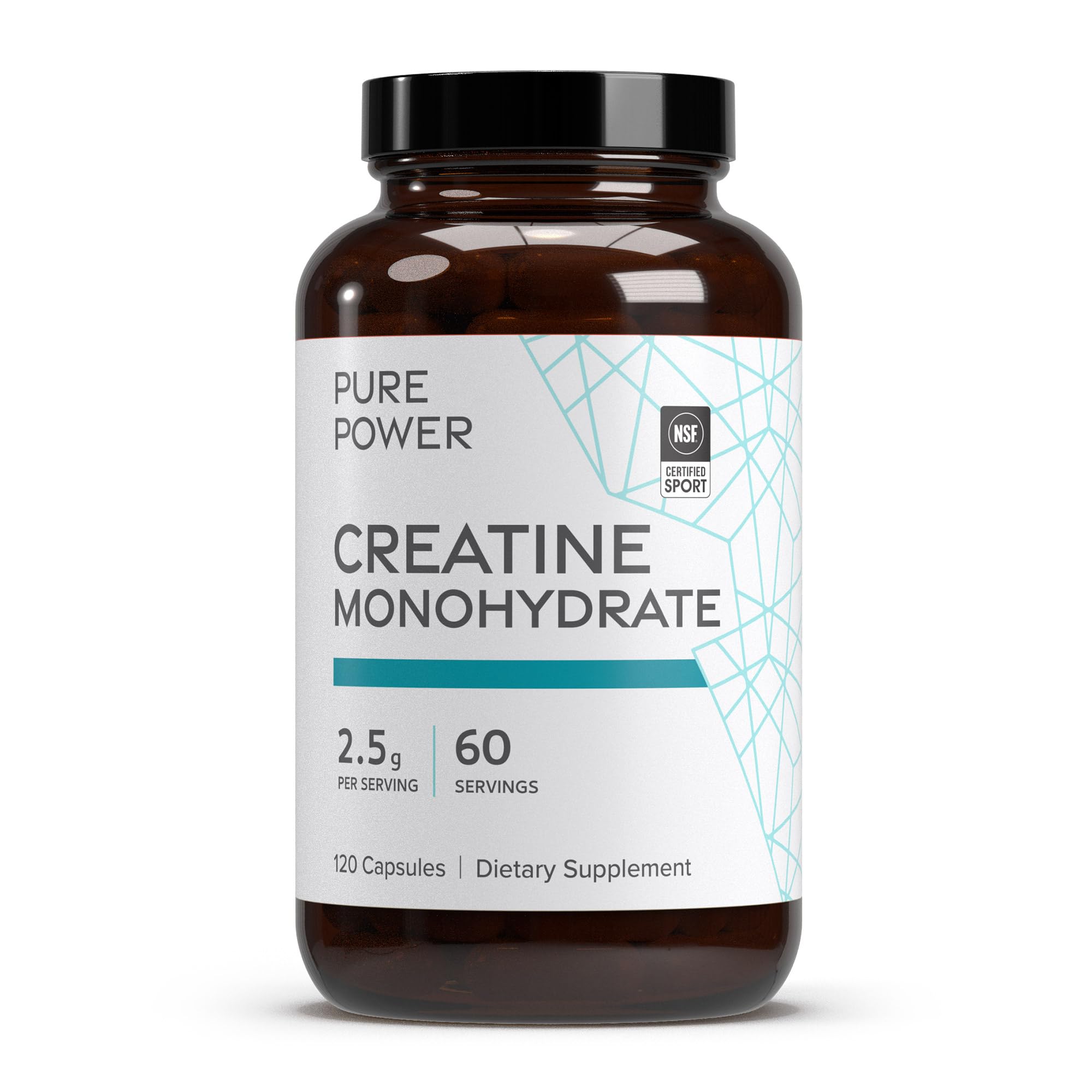 Dr. Mercola Pure Power Creatine Monohydrate bottle boosts energy for intense training
