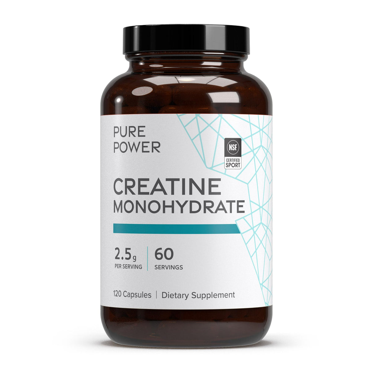 Dr. Mercola Pure Power Creatine Monohydrate bottle boosts energy for intense training