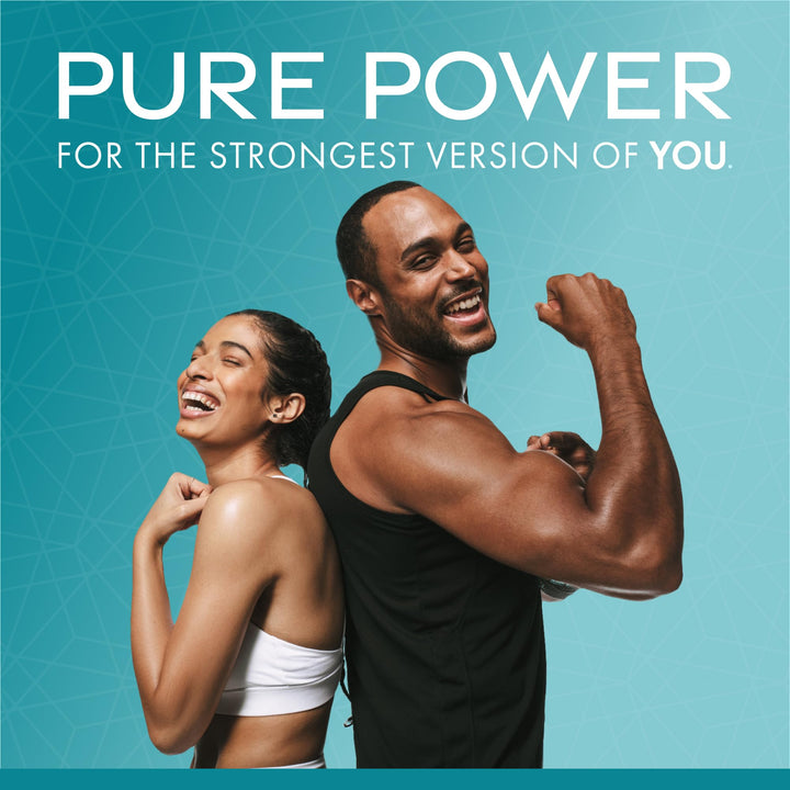 Dr. Mercola Pure Power Creatine Monohydrate packaging scene with bottle