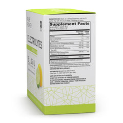 Dr. Mercola Pure Power Electrolytes being stirred into water for quick hydration.