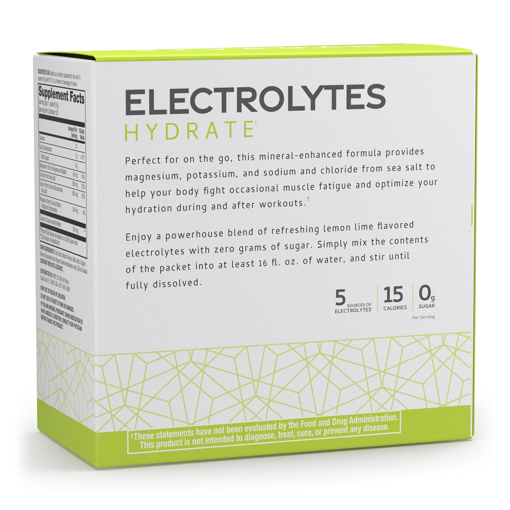 NSF Certified for Sport label on Dr. Mercola Pure Power Electrolytes.