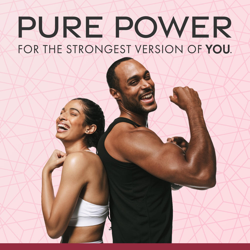 Dr. Mercola Pure Power Organic Whey back label notes gluten- and soy-free nutrition.