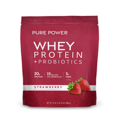 Dr. Mercola Pure Power Whey bottle showcasing protein powder for recovery