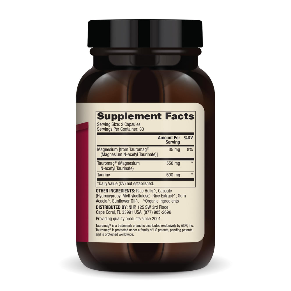 Dr. Mercola Taurine Advanced capsules shown for daily taurine support.