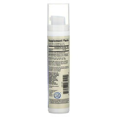 Dr. Mercola Ubiquinol Liquid Pump in use for easy, mess-free mitochondrial support.