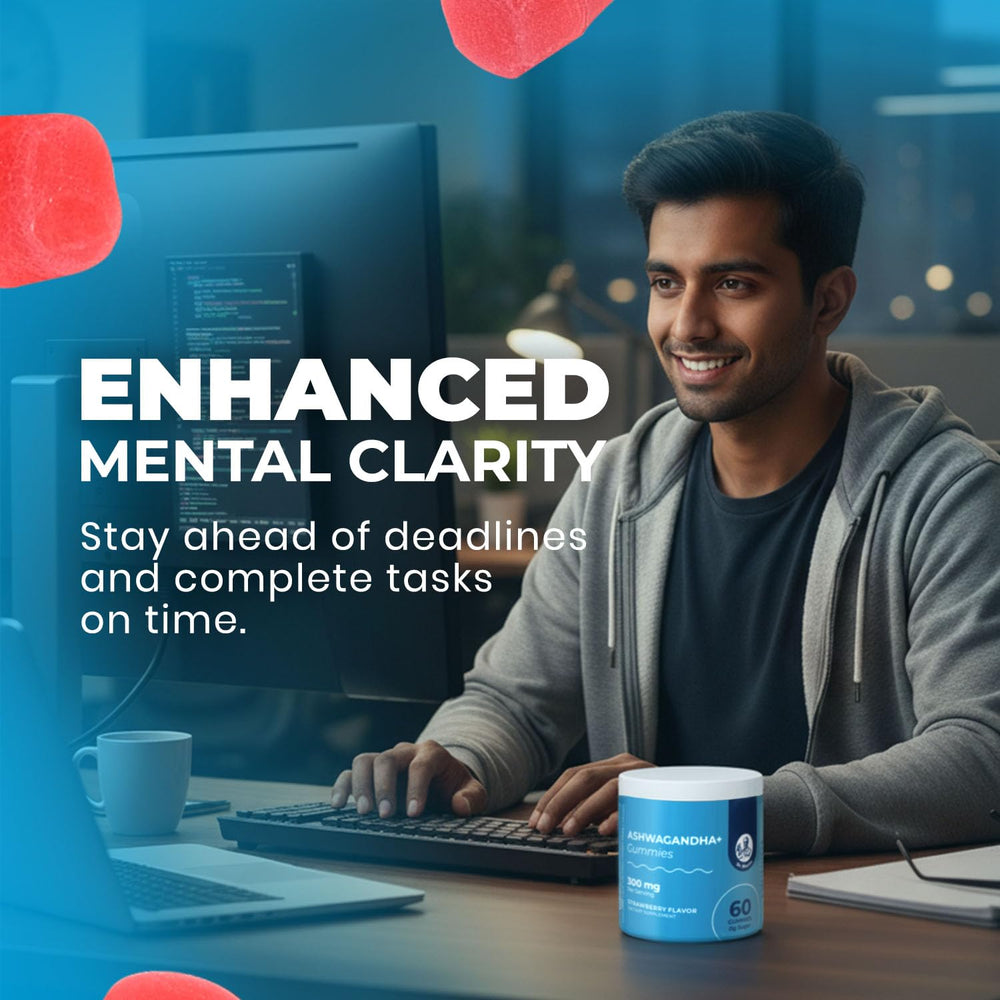 DR. MORITZ Ashwagandha Gummies 300mg serving supports steady energy and calm.
