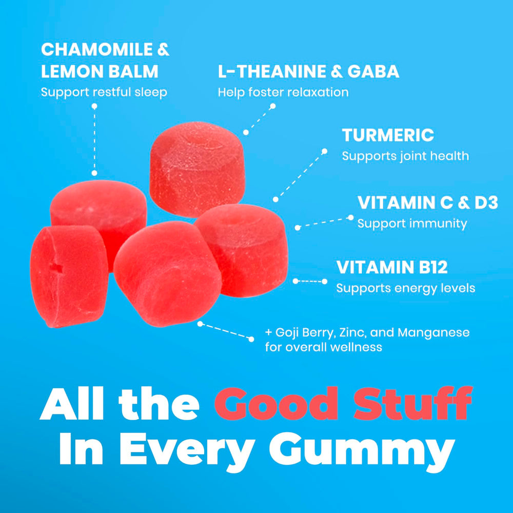 DR. MORITZ gummy texture close-up showing chewy bite
