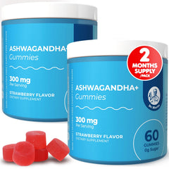 DR. MORITZ Ashwagandha Gummies strawberry flavor for calm moments and daily wellness.