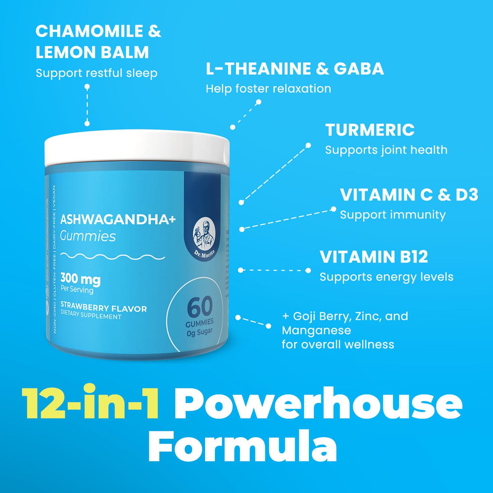 DR. MORITZ gummies suitable for kids and adults in family routines.