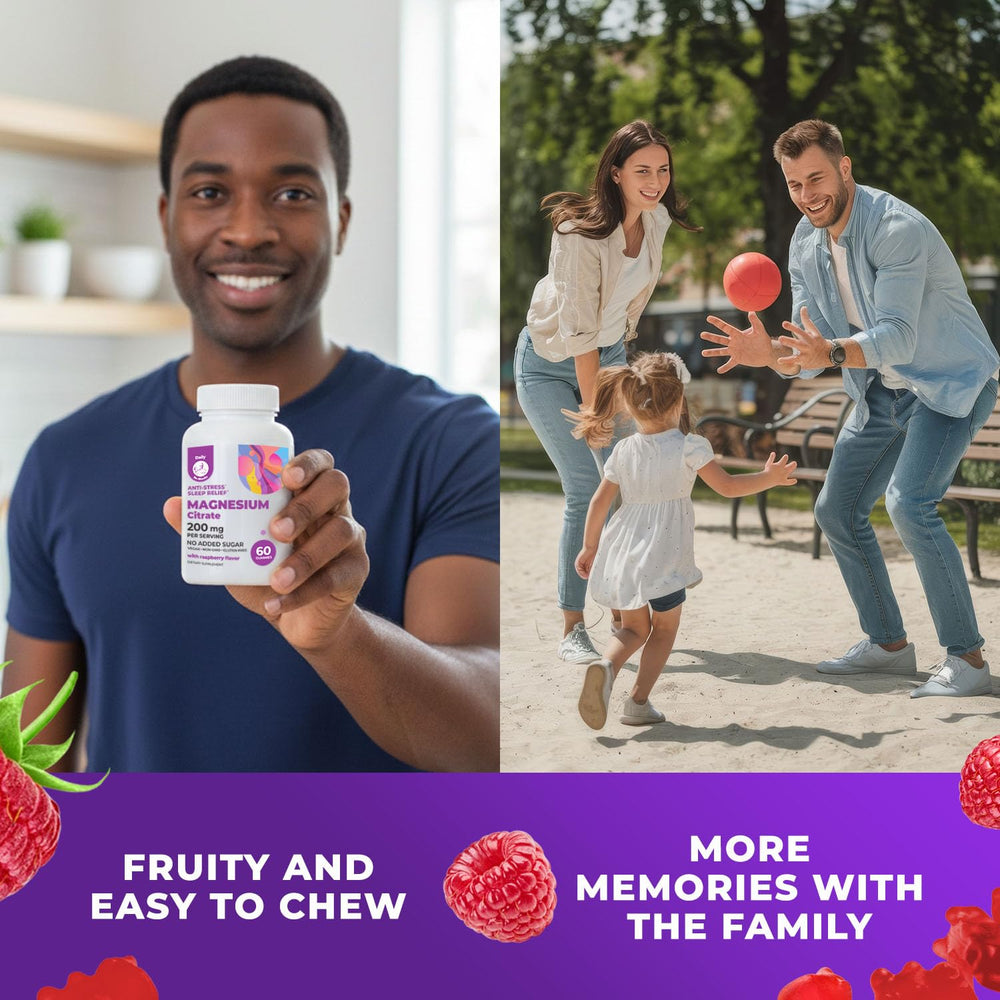 Open DR. MORITZ bottle with gummies ready for a daily routine