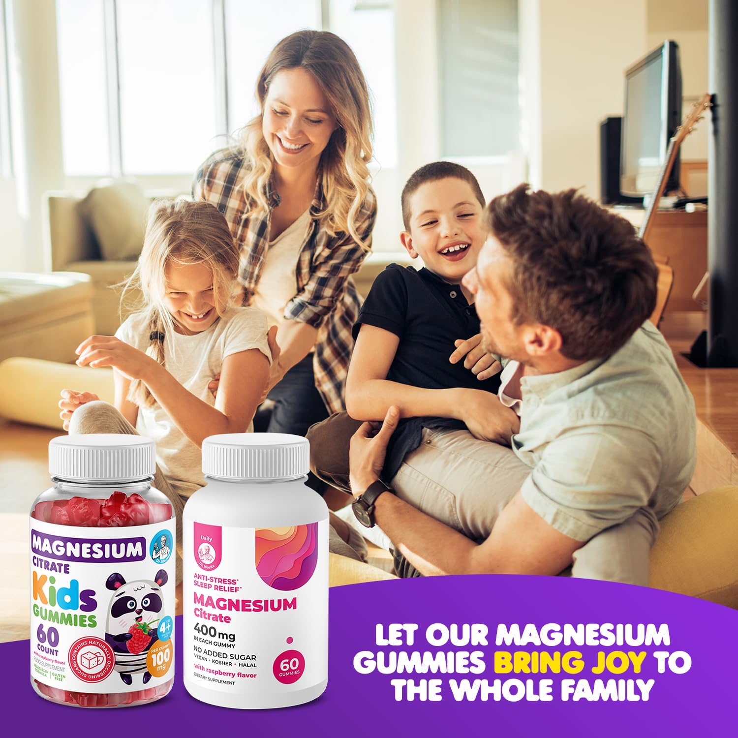 DR. MORITZ Calm gummies kid-friendly texture makes chewing easy and pleasant.