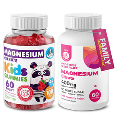 DR. MORITZ Calm Magnesium Adults gummies bottle promotes relaxation and sleep support.