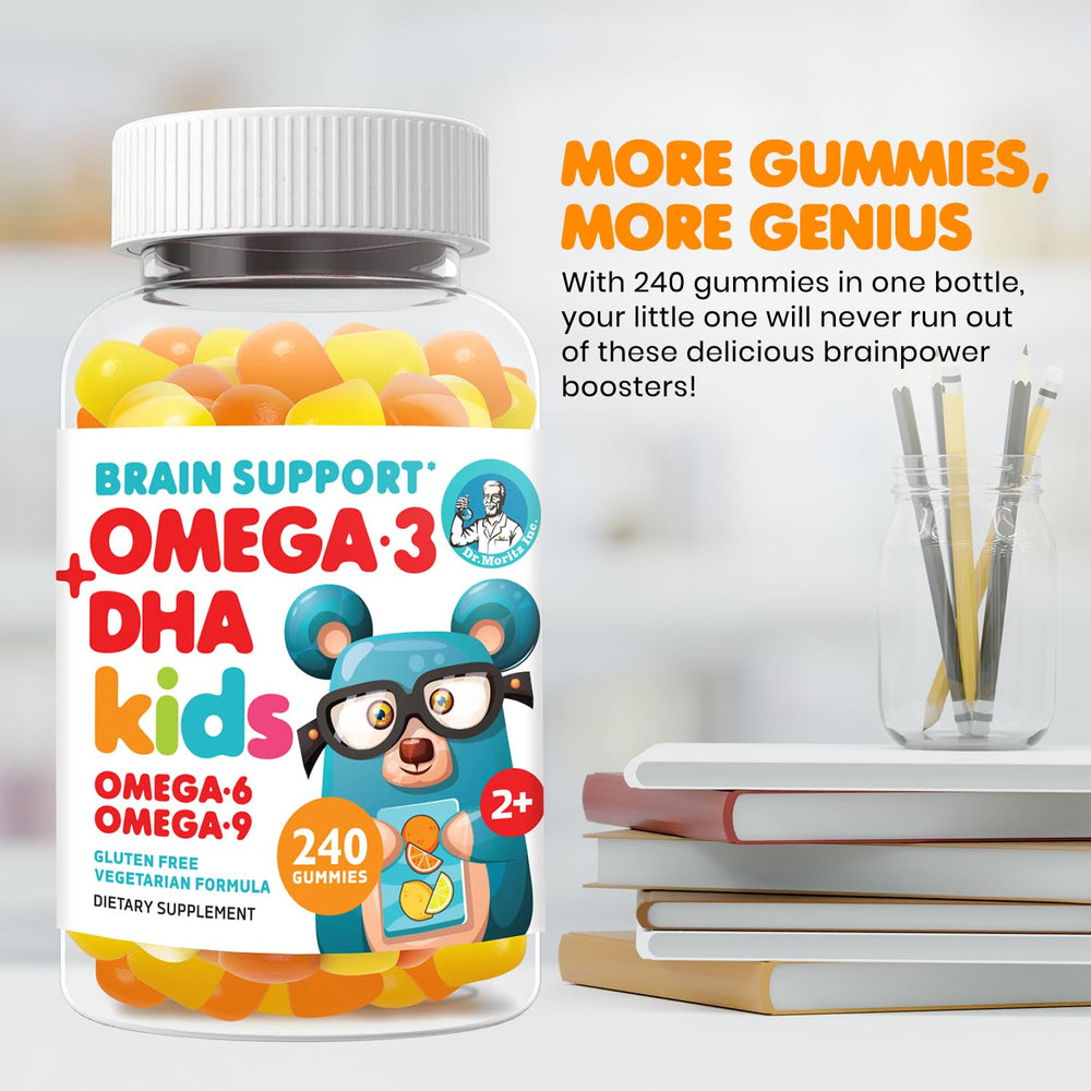 DR. MORITZ gluten-free vegan omega-3 gummies for kids