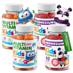 DR MORITZ Kids Magnesium Gummies bottle promotes gentle nightly calm
